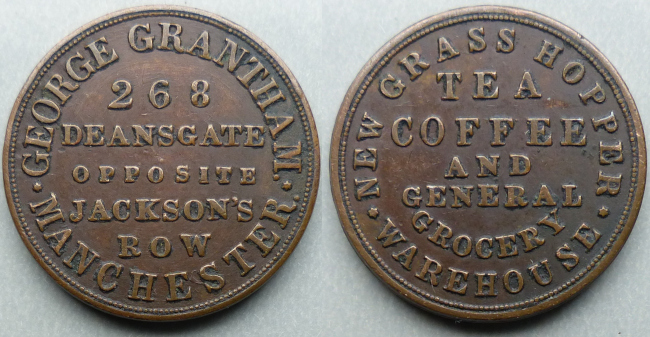 Manchester, George Grantham grocer W3300a